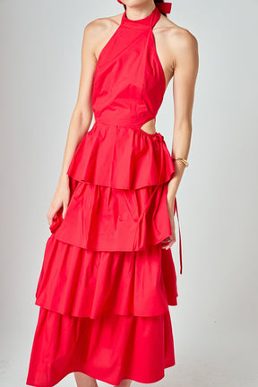 ENDLESS ROSE - Halter Maxi Dress - DRESSES available at Objectrare