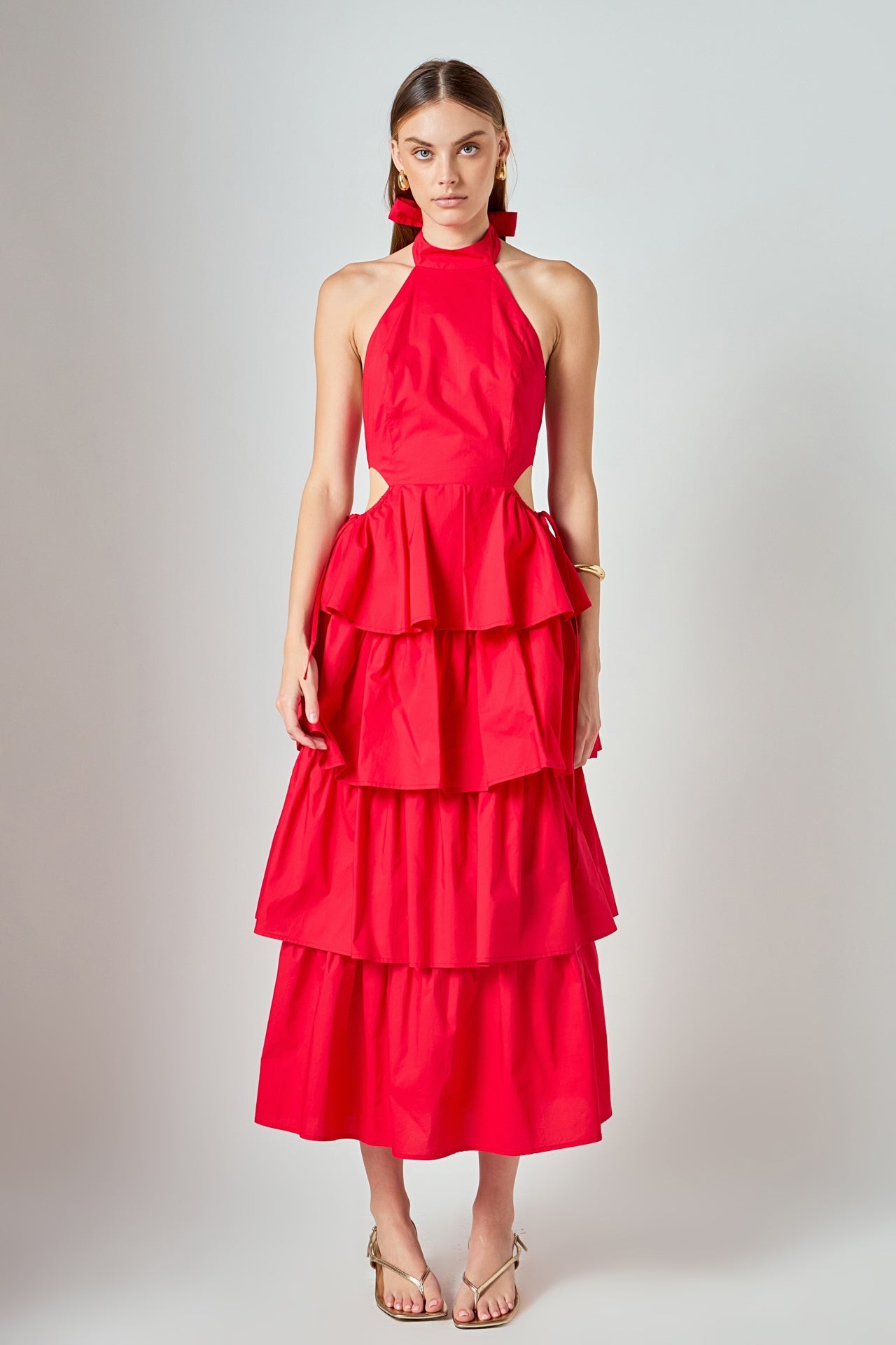 ENDLESS ROSE - Halter Maxi Dress - DRESSES available at Objectrare