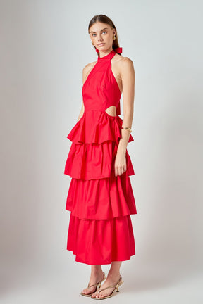 ENDLESS ROSE - Halter Maxi Dress - DRESSES available at Objectrare