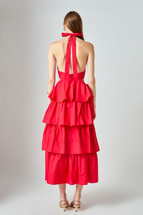 ENDLESS ROSE - Halter Maxi Dress - DRESSES available at Objectrare