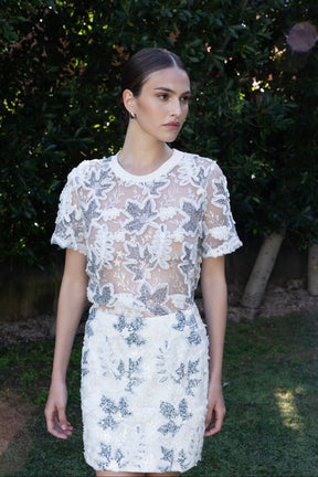 ENDLESS ROSE - Embroidered Blouse - TOPS available at Objectrare