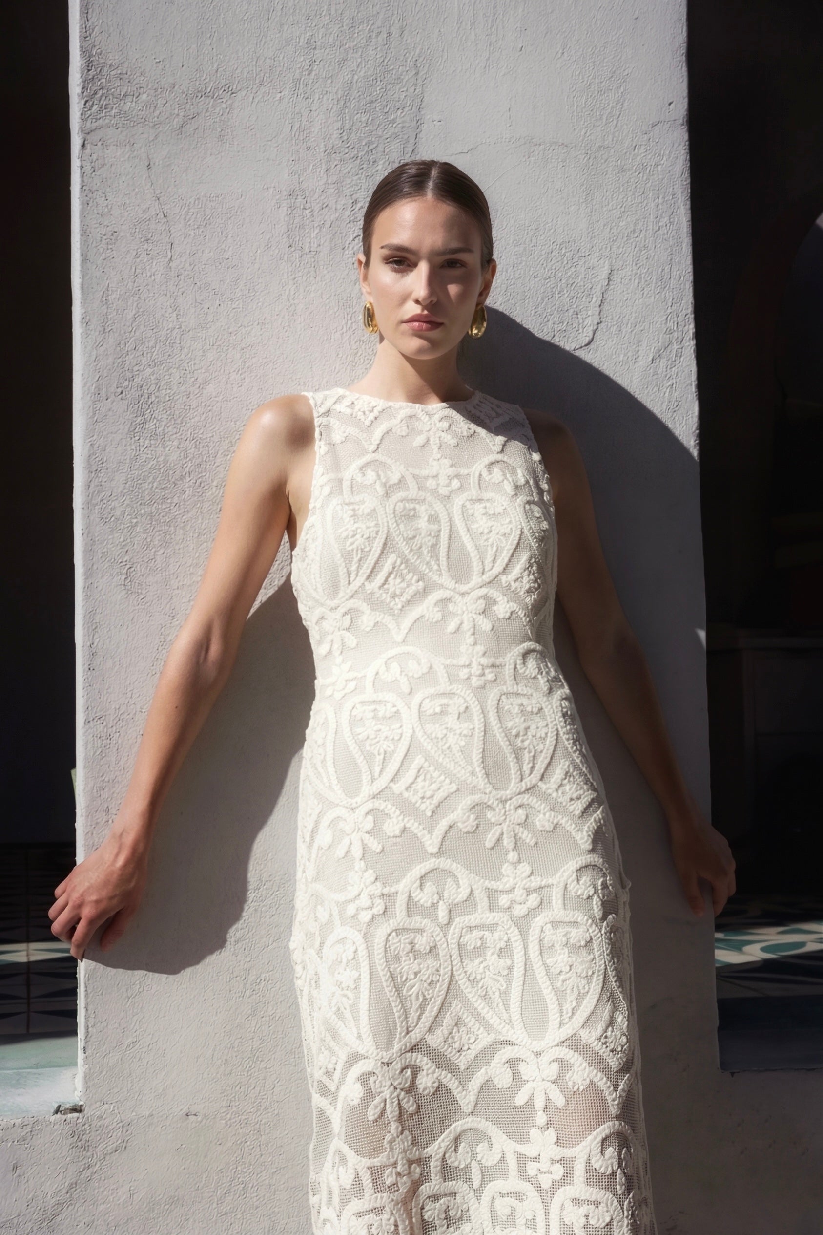 endless rose textured sleeveless maxi dress Endless Rose Sleeveless Textured Midi Dress