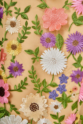 Floral Embroidered Midi Dress