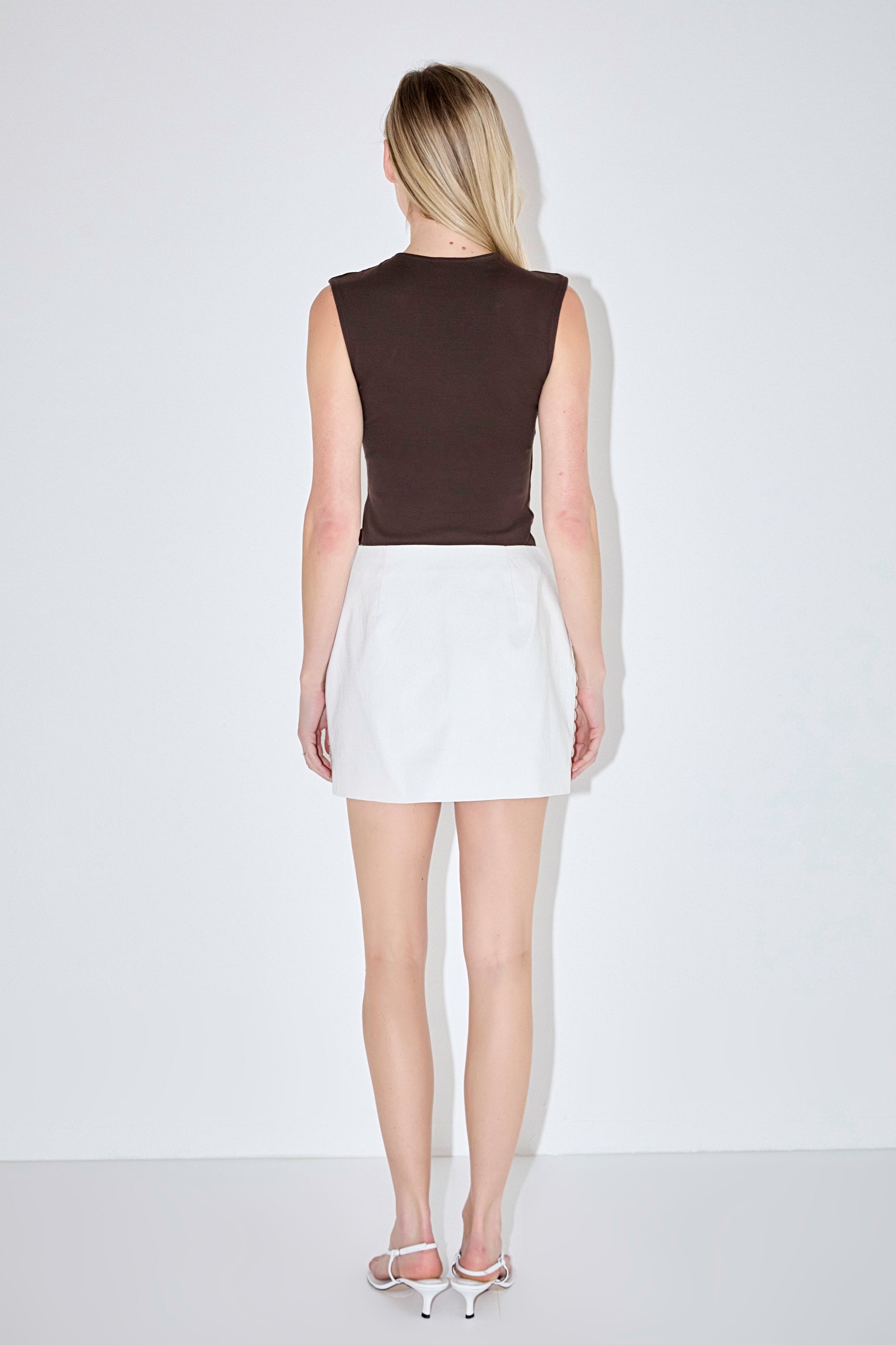 ENDLESS ROSE - Mother of Pearls Mini Skirt - SKIRTS available at Objectrare
