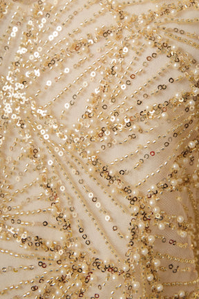 ENDLESS ROSE - Sequins Beading Mesh Dress - DRESSES available at Objectrare