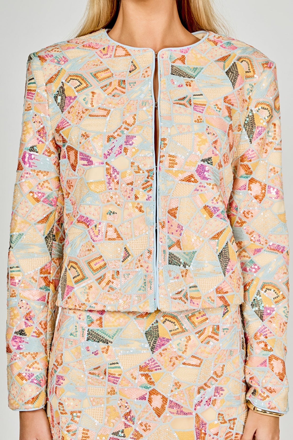 Muliticolor Sequins Jacket