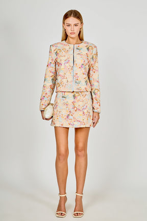 Muliticolor Sequins Jacket