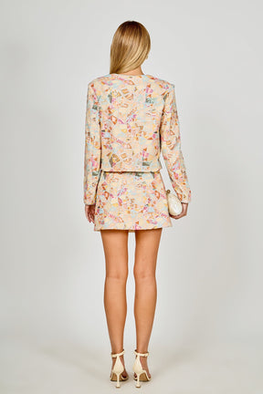 Muliticolor Sequins Jacket