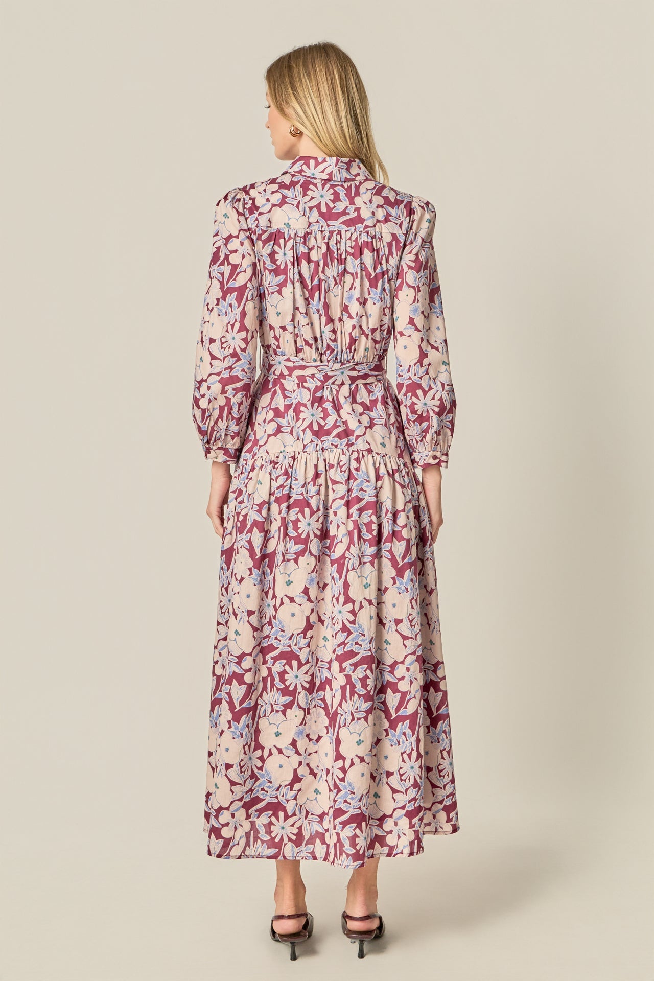 ENGLISH FACTORY - Printed Midi Dress - DRESSES available at Objectrare