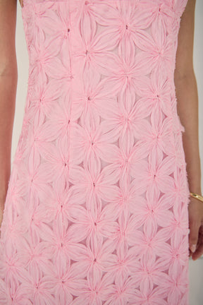 Spaghetti Strap Lace Midi Dress