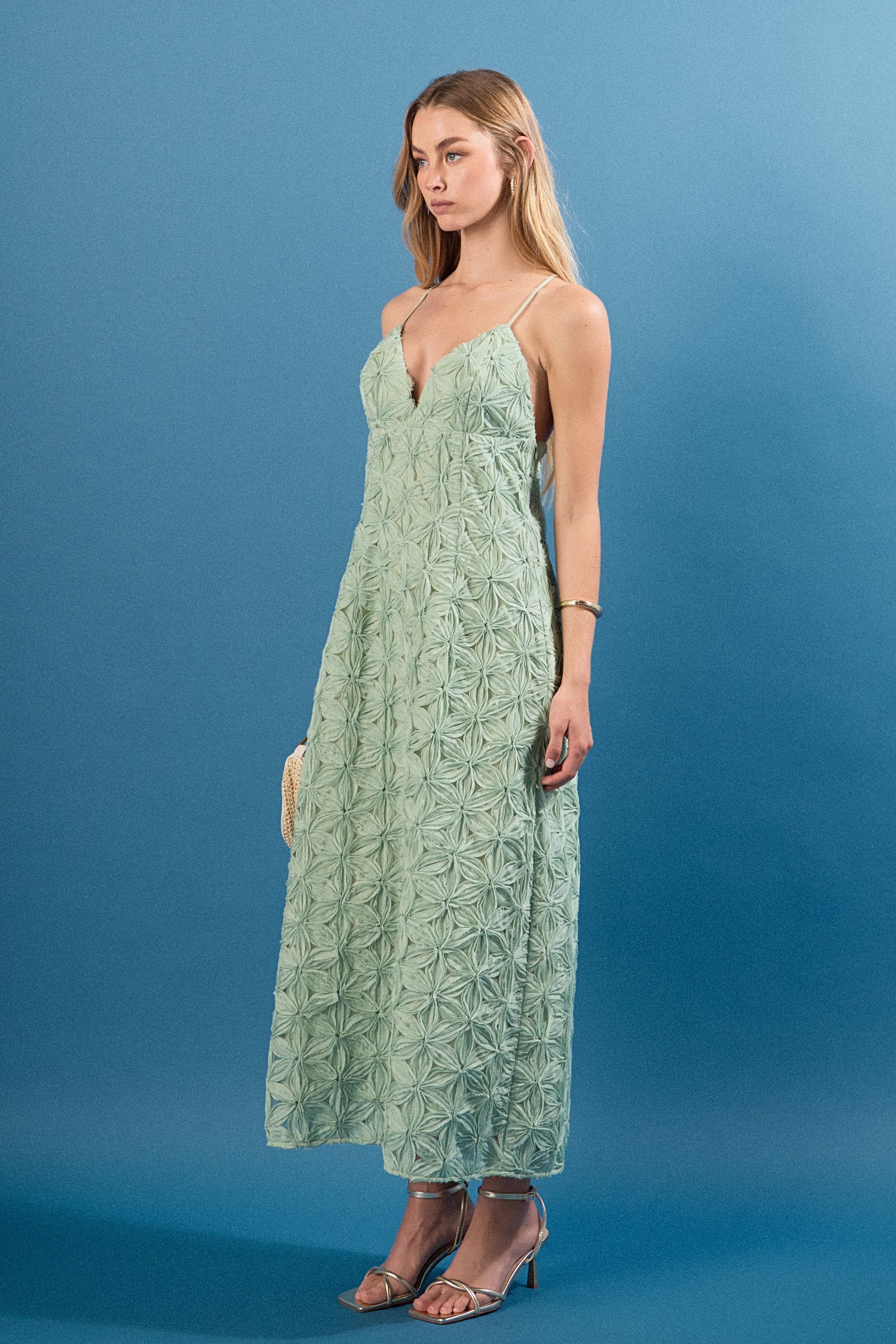 saege lace midi dress Melia | SAGE Lace Scoop-Neck Midi Dress