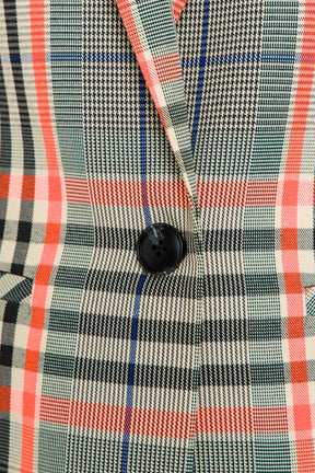 GREY LAB - Neon Contrast Checker Blazer - BLAZERS available at Objectrare