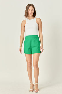 ENGLISH FACTORY - High Waisted Mini Shorts - SHORTS available at Objectrare