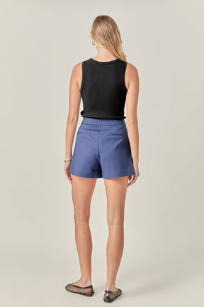 ENGLISH FACTORY - High Waisted Mini Shorts - SHORTS available at Objectrare