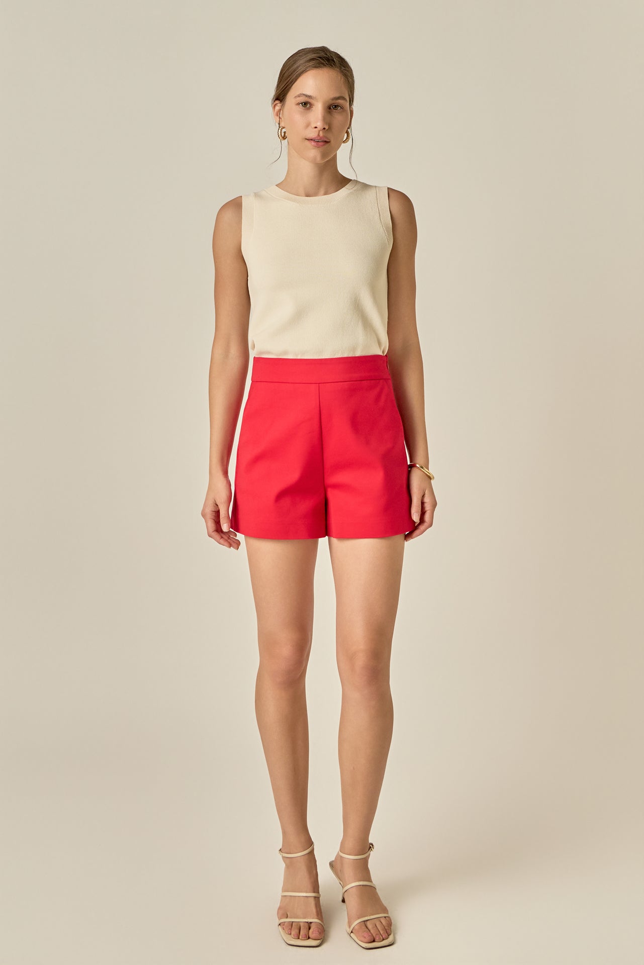 ENGLISH FACTORY - High Waisted Mini Shorts - SHORTS available at Objectrare