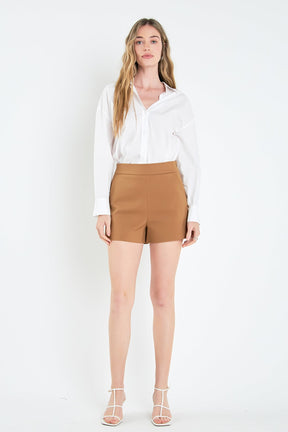 ENGLISH FACTORY - High Waisted Mini Shorts - SHORTS available at Objectrare