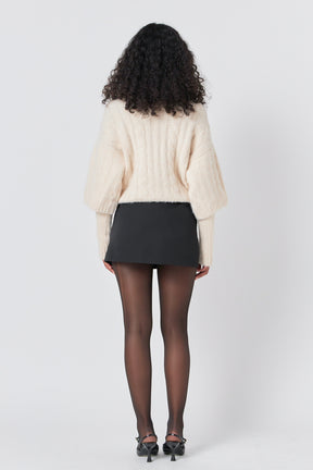 ENDLESS ROSE - Asymmetric Skort - SKORTS available at Objectrare