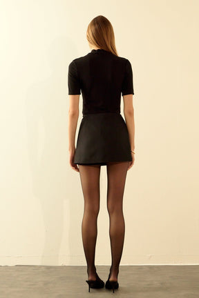 ENDLESS ROSE - Endless Rose - Asymmetric Skort - SKORTS available at Objectrare