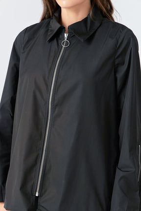 GREY LAB - Grey Lab - Nylon Jacket with O-ring Zipper - JACKETS available at Objectrare