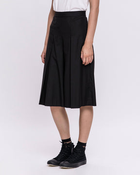 Wide Leg Pants With Box Pleats