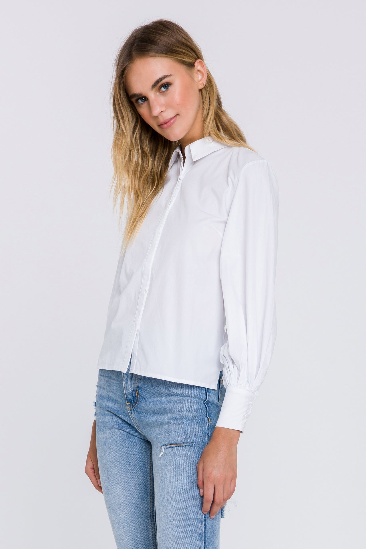 GREY LAB - Grey Lab - Backless Long Sleeve Shirt - SHIRTS & BLOUSES available at Objectrare