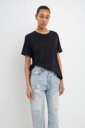 GREY LAB - Classic Boyfriend Tee - TOPS available at Objectrare