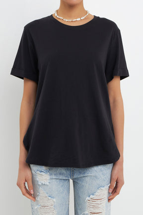 GREY LAB - Classic Boyfriend Tee - TOPS available at Objectrare