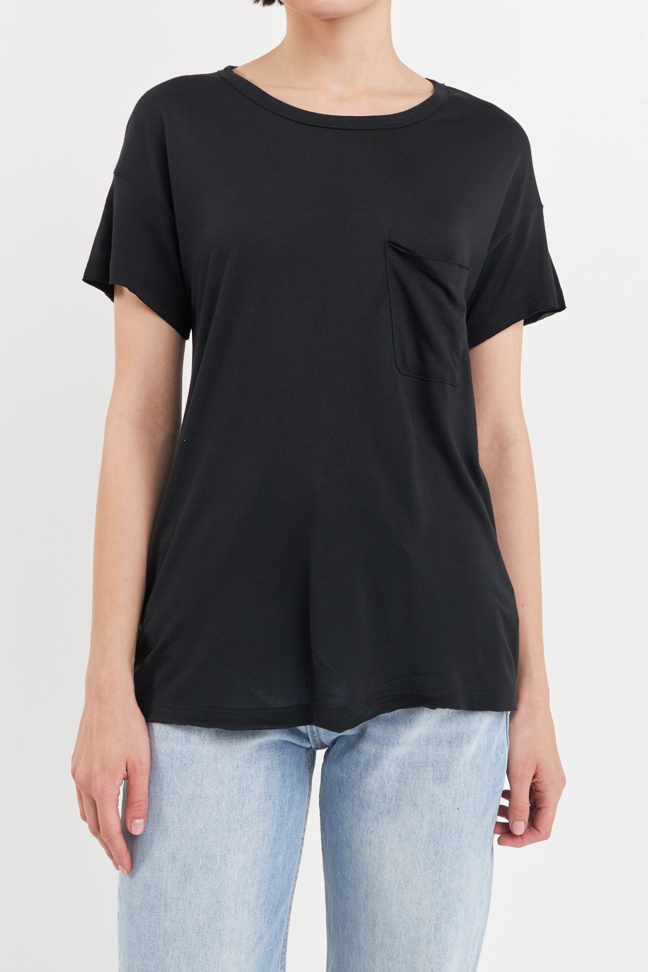 GREY LAB - Modal Pocket T-Shirt - T-SHIRTS available at Objectrare