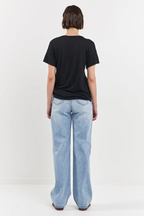GREY LAB - Modal Pocket T-Shirt - T-SHIRTS available at Objectrare