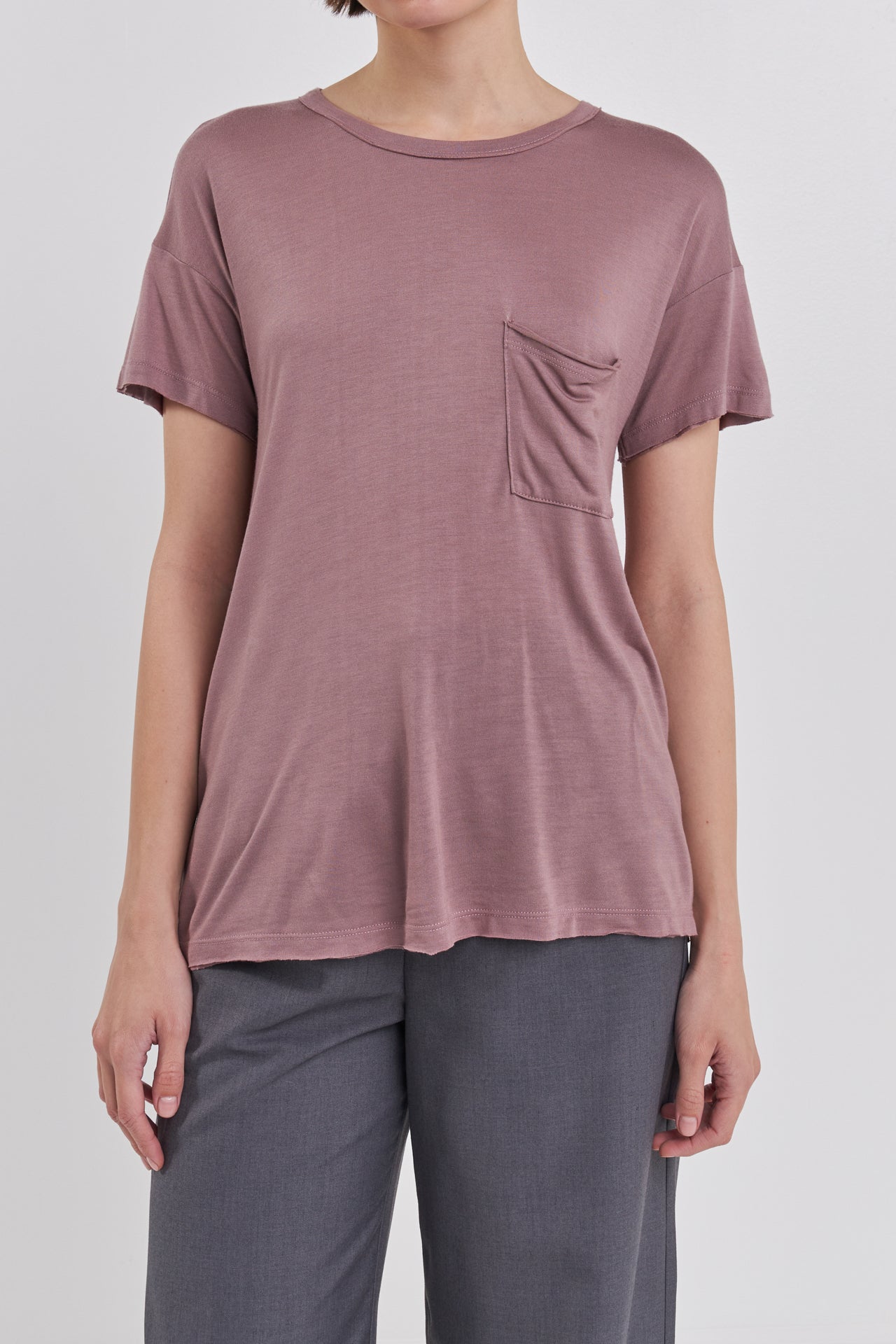 GREY LAB - Modal Pocket T-Shirt - T-SHIRTS available at Objectrare