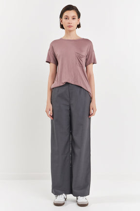 GREY LAB - Modal Pocket T-Shirt - T-SHIRTS available at Objectrare