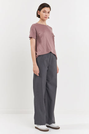 GREY LAB - Modal Pocket T-Shirt - T-SHIRTS available at Objectrare