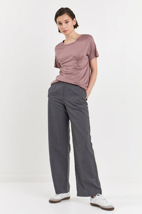 GREY LAB - Modal Pocket T-Shirt - T-SHIRTS available at Objectrare