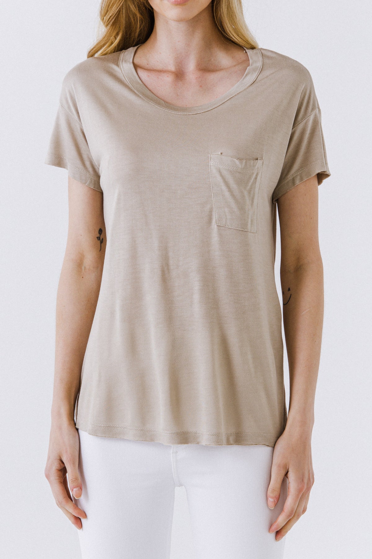 GREY LAB - Grey Lab - Modal Pocket T-Shirt - T-SHIRTS available at Objectrare