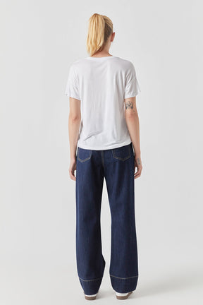 GREY LAB - Modal Pocket T-Shirt - T-SHIRTS available at Objectrare