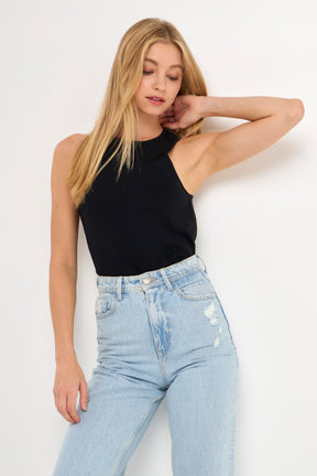 ENDLESS ROSE - Racerback Knit Tank - Sale - CAMI TOPS & TANK available at Objectrare