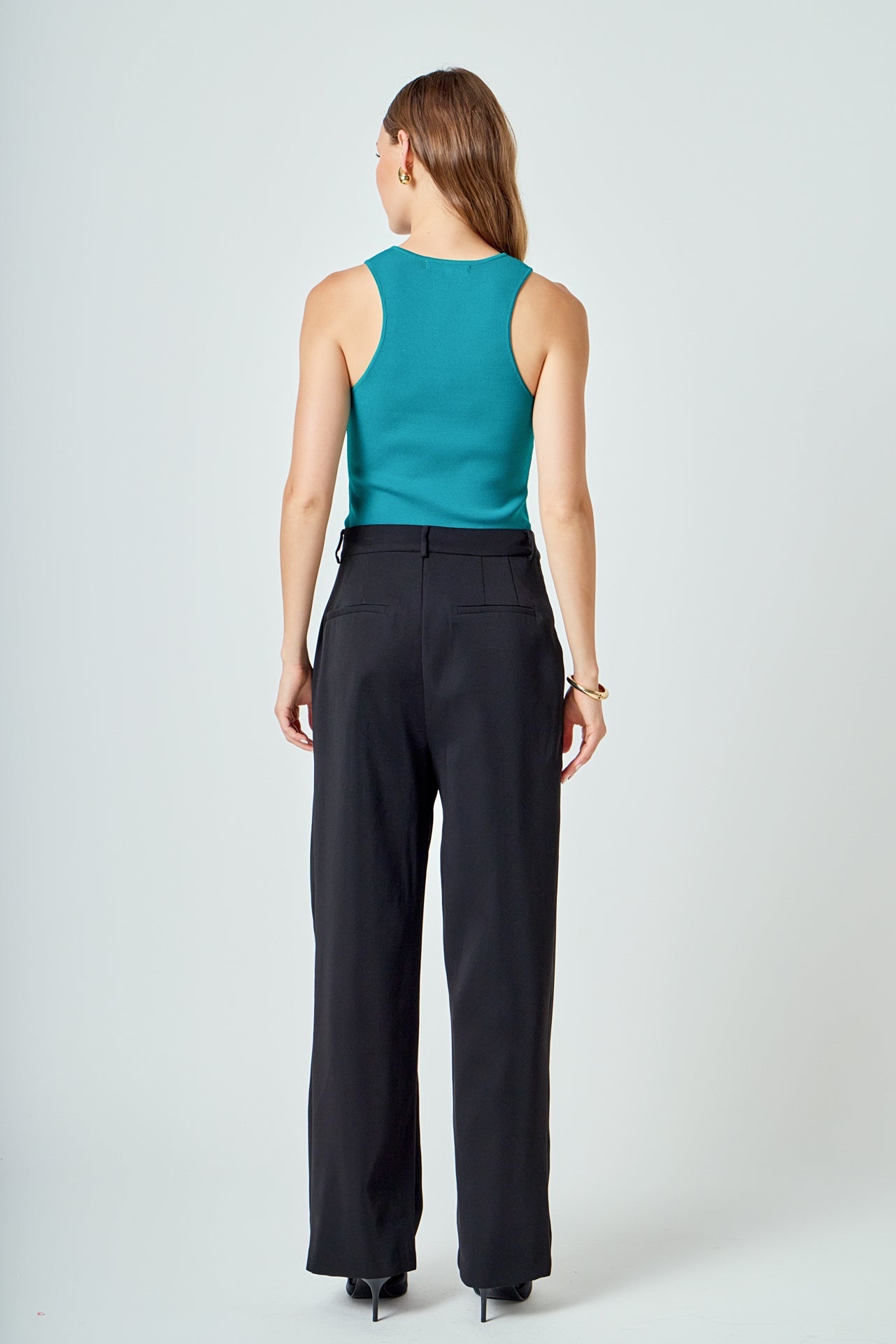 ENDLESS ROSE - Racerback Knit Tank - CAMI TOPS & TANK available at Objectrare