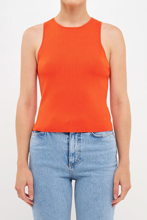 ENDLESS ROSE - Racerback Knit Tank - CAMI TOPS & TANK available at Objectrare