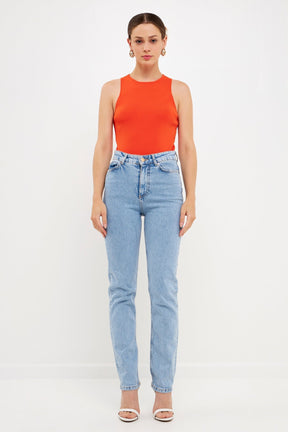 ENDLESS ROSE - Racerback Knit Tank - CAMI TOPS & TANK available at Objectrare