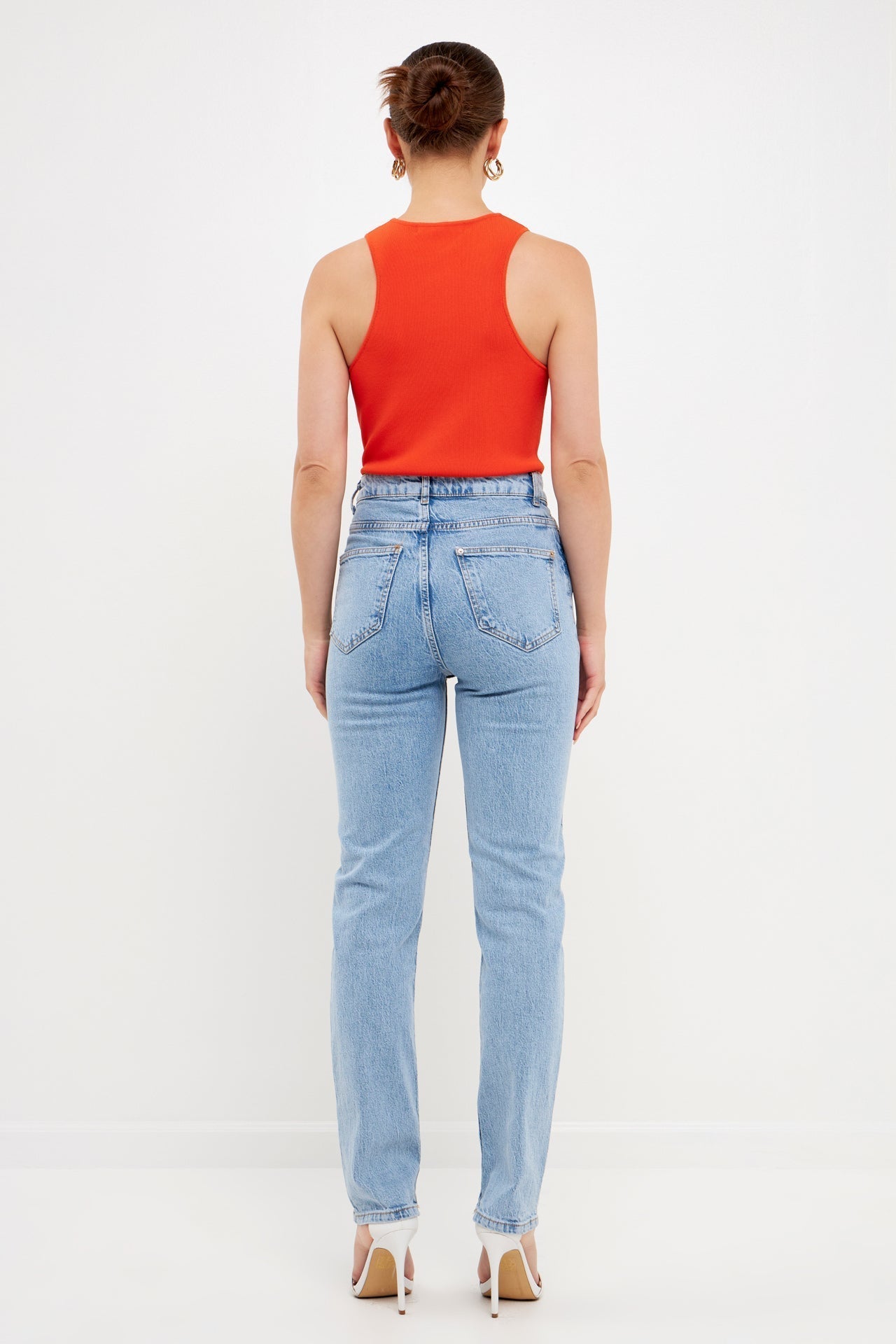 ENDLESS ROSE - Racerback Knit Tank - CAMI TOPS & TANK available at Objectrare