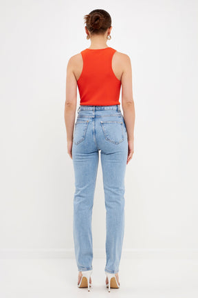 Racerback Knit Tank