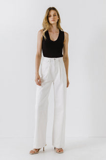 ENDLESS ROSE - Sleeveless V-neck Top - CAMI TOPS & TANK available at Objectrare