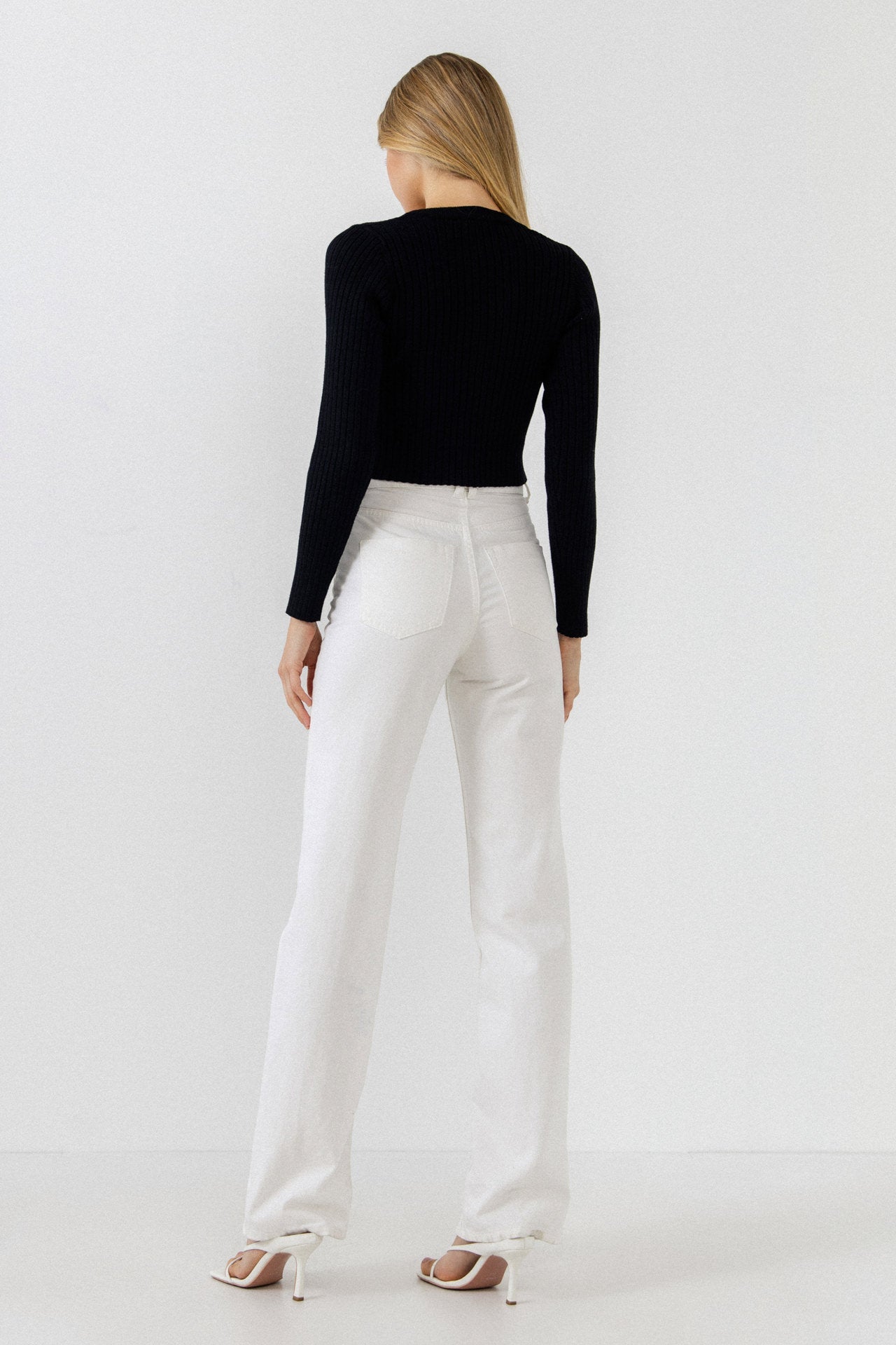 ENDLESS ROSE - Knit Cropped Lounge Cardigan - SWEATERS & KNITS available at Objectrare