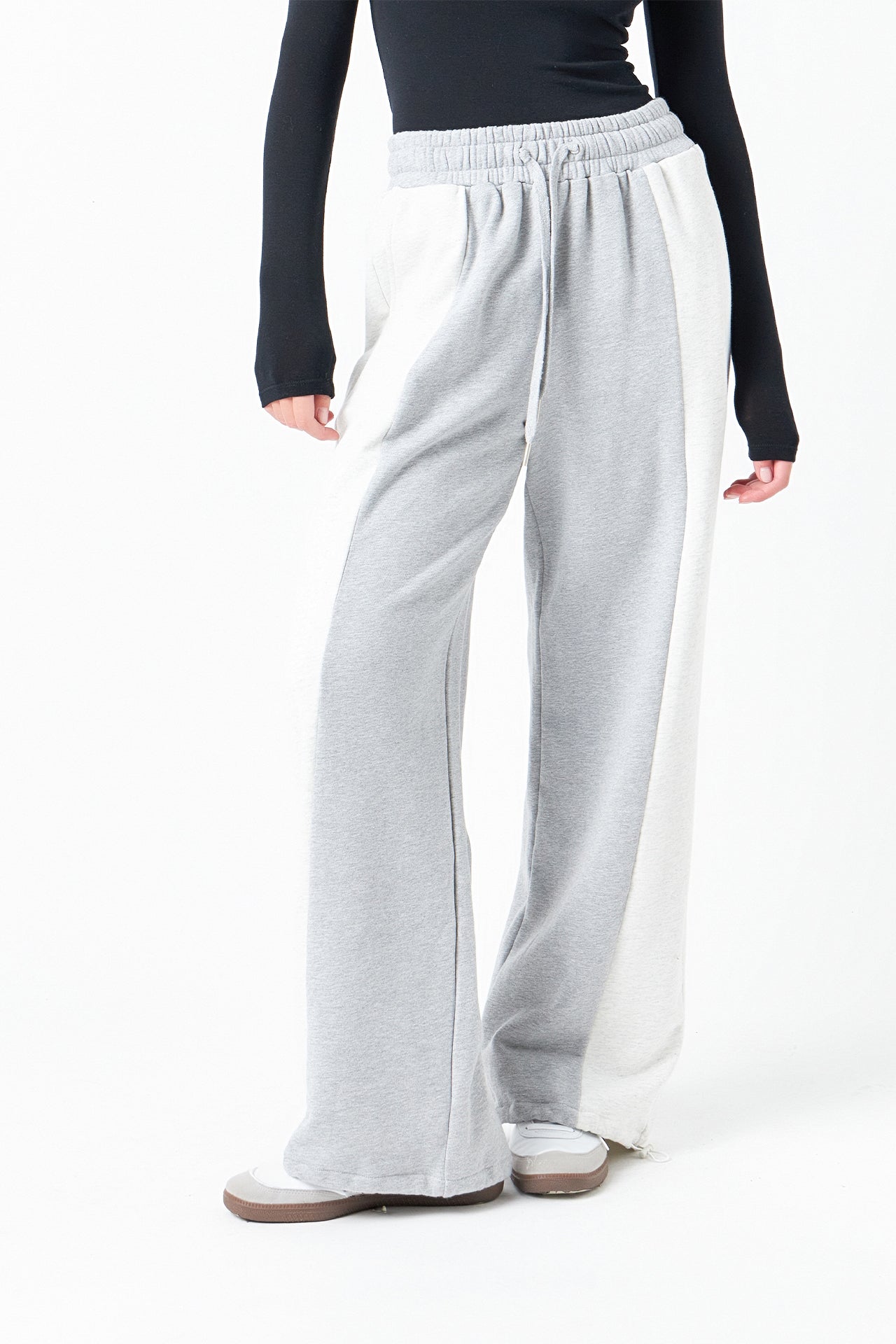 GREY LAB - Grey Lab - Colorblock Loungewear Pants - PANTS available at Objectrare