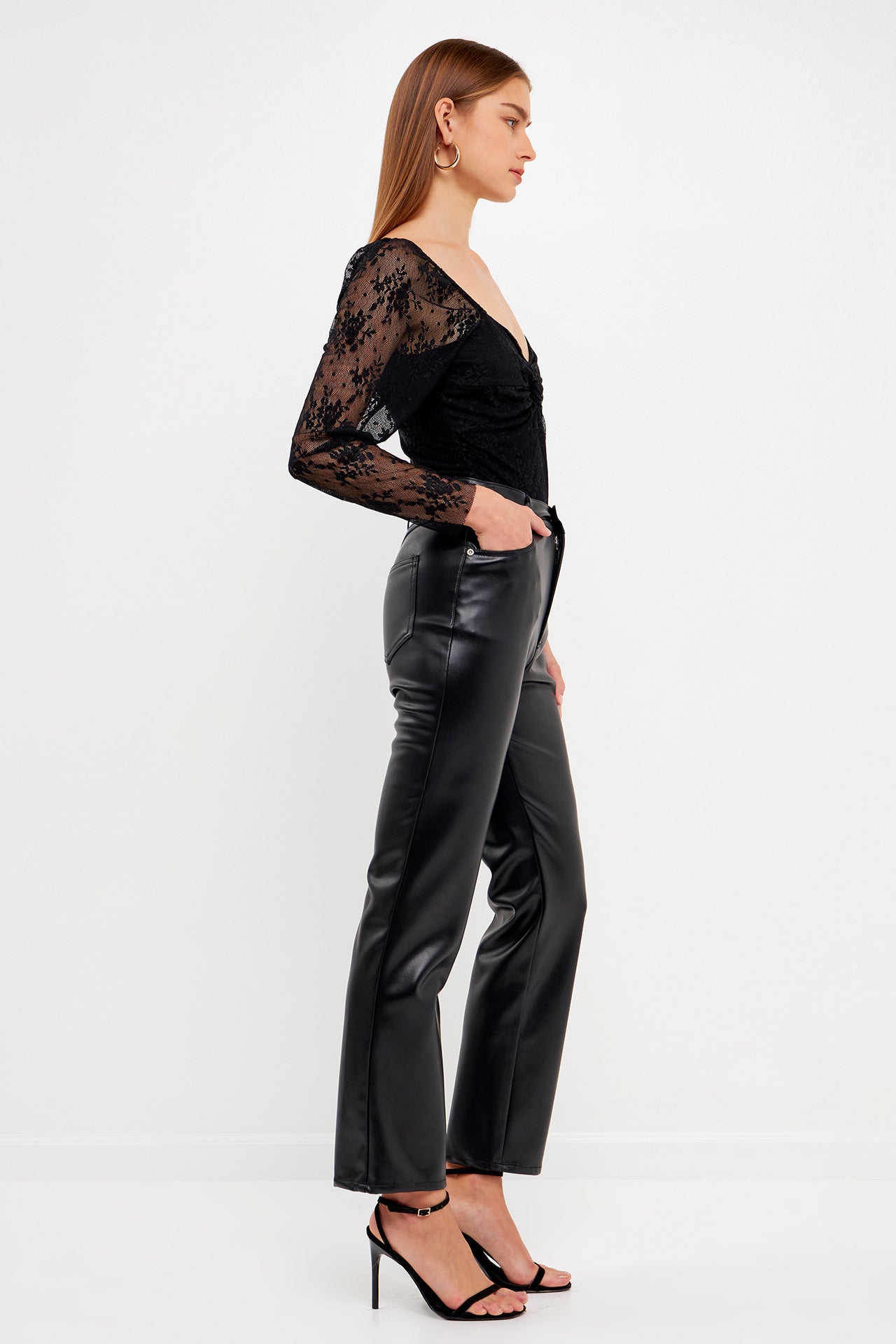ENDLESS ROSE - Super Cheeky Floral Lace Bodysuit - TOPS available at Objectrare