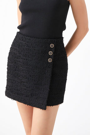 Tweed Mini Skirt