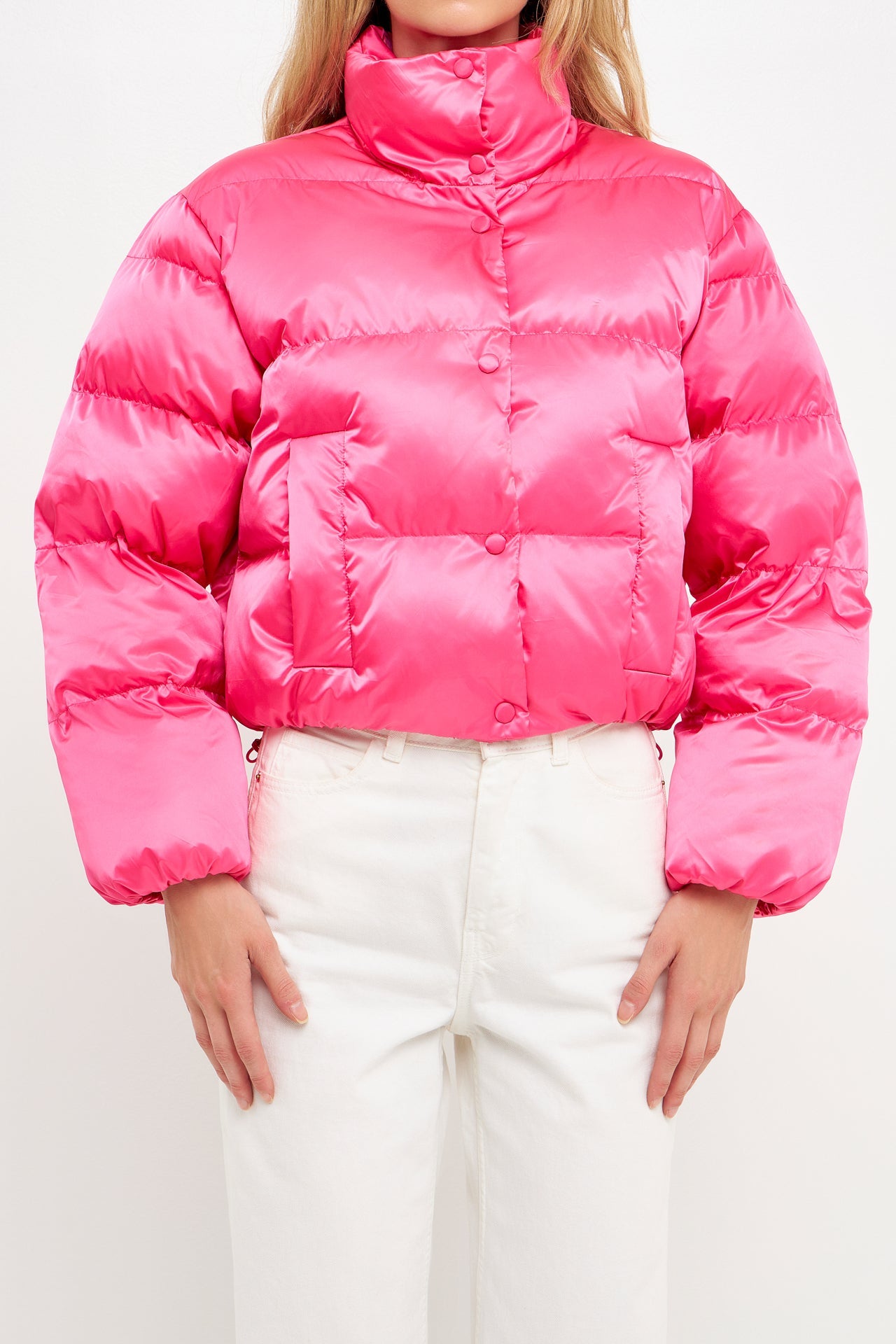 ENGLISH FACTORY - English Factory - Puffer Cropped Jacket - JACKETS available at Objectrare