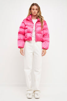 ENGLISH FACTORY - English Factory - Puffer Cropped Jacket - JACKETS available at Objectrare