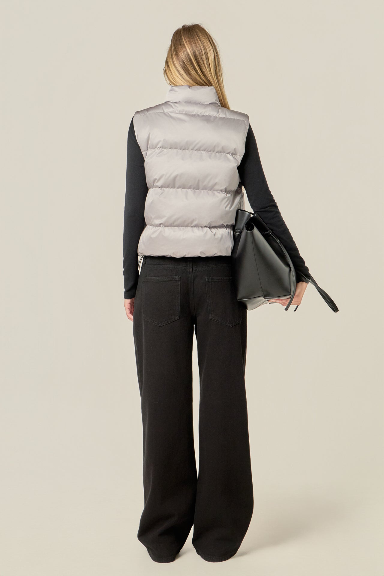 ENGLISH FACTORY - Puffer Cropped Vest - OUTERWEAR available at Objectrare