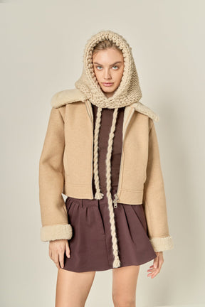 ENGLISH FACTORY - Knit Balaclava - ACCESSORIES available at Objectrare